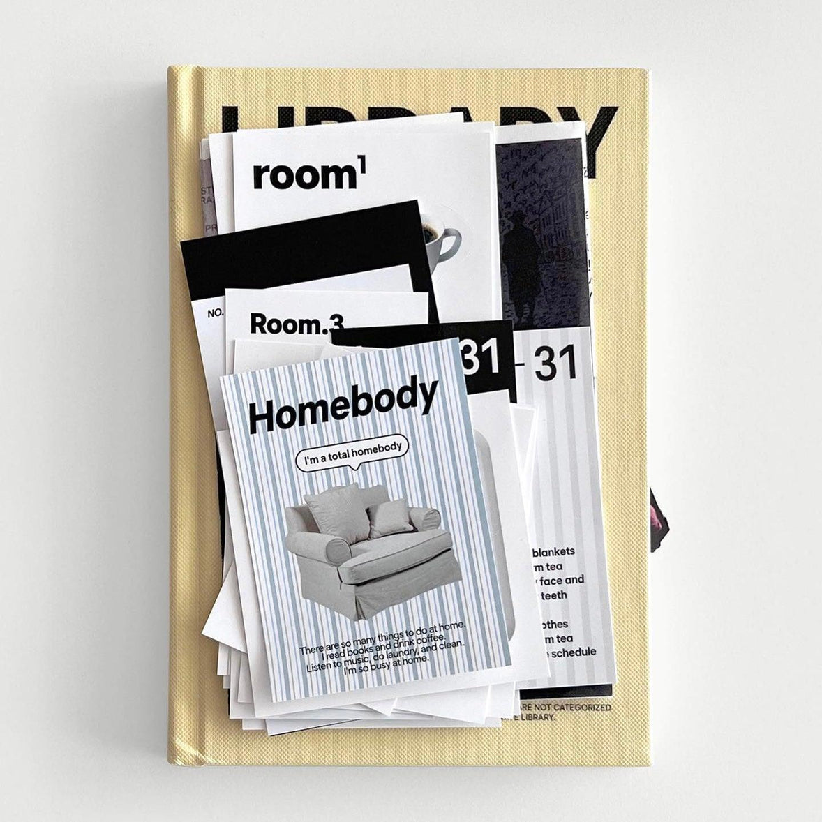 BR-1967-Organize a bit-Organize a bit ステッカーセット｜room pack