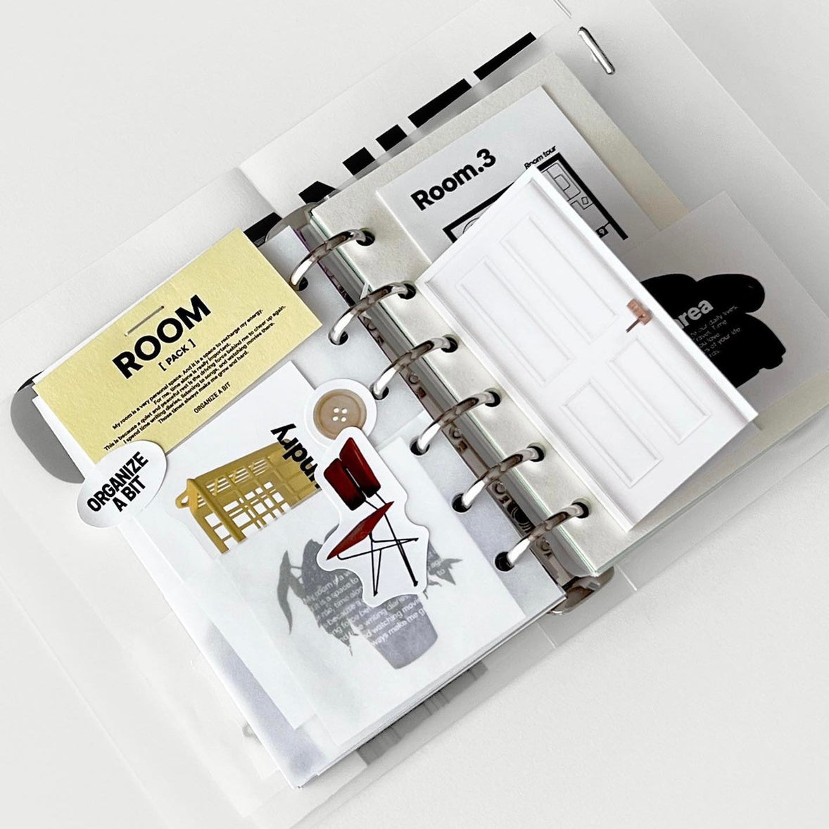 BR-1967-Organize a bit-Organize a bit ステッカーセット｜room pack