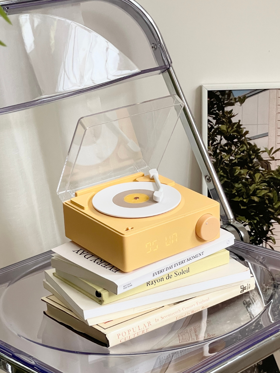 AL-3350-Little Rooms select-レトロレコードプレーヤー風 bluetoothスピーカー