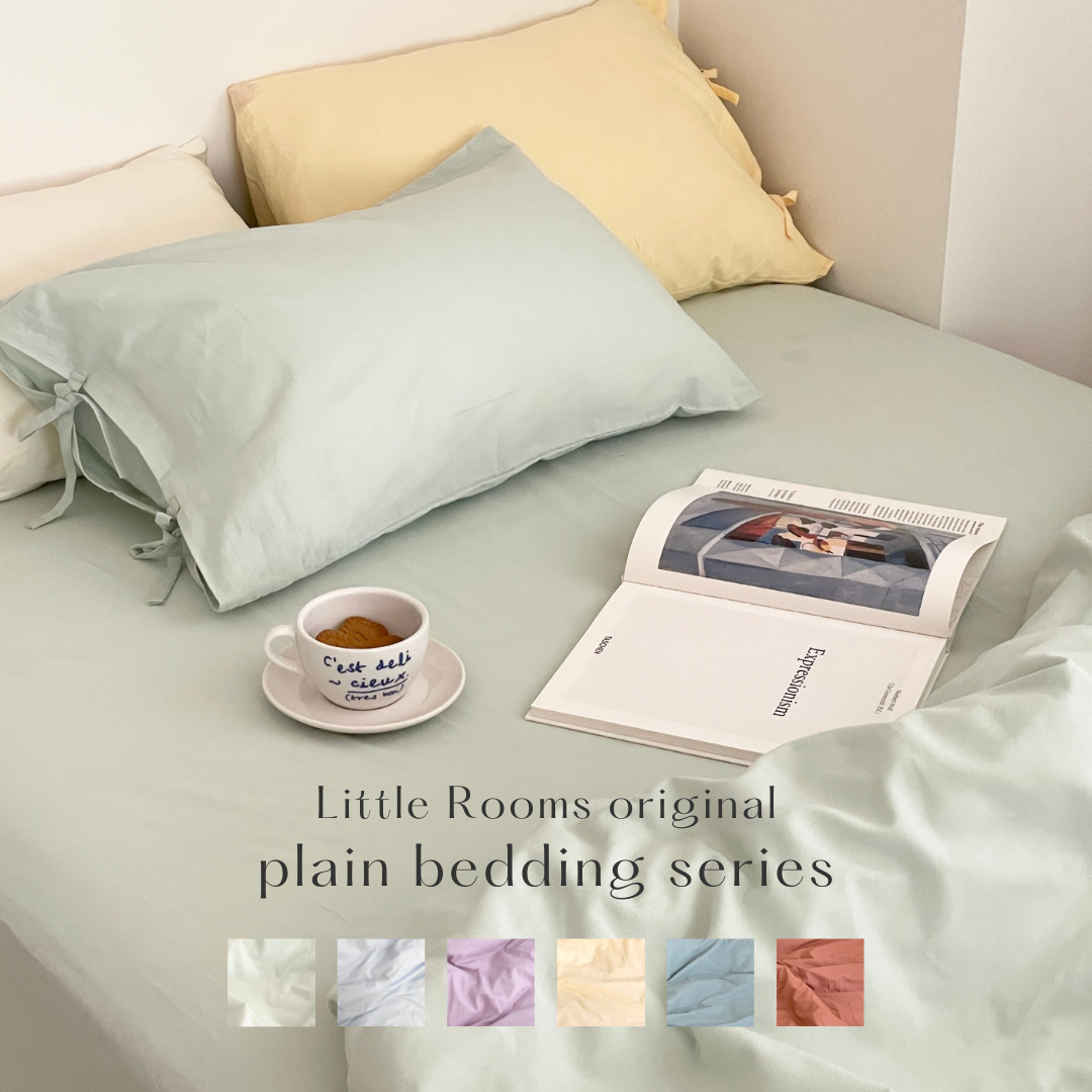 OR-2007-Little Rooms-ボックスシーツ｜plain mattress cover -pale color-
