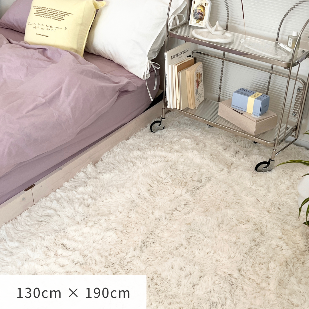 BR-2767-Little Rooms select-puppy 洗えるシャギーラグ