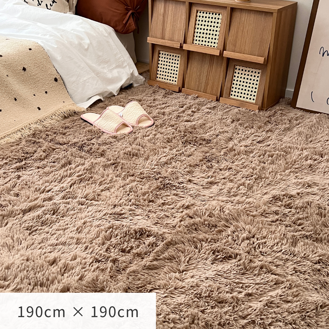 BR-2771-Little Rooms select-puppy 洗えるシャギーラグ