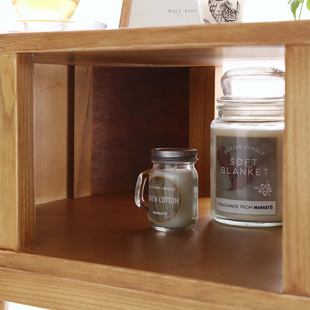 BR-2578-MARKET B-MARKET B｜CESBON 収納付きラタンサイドテーブル