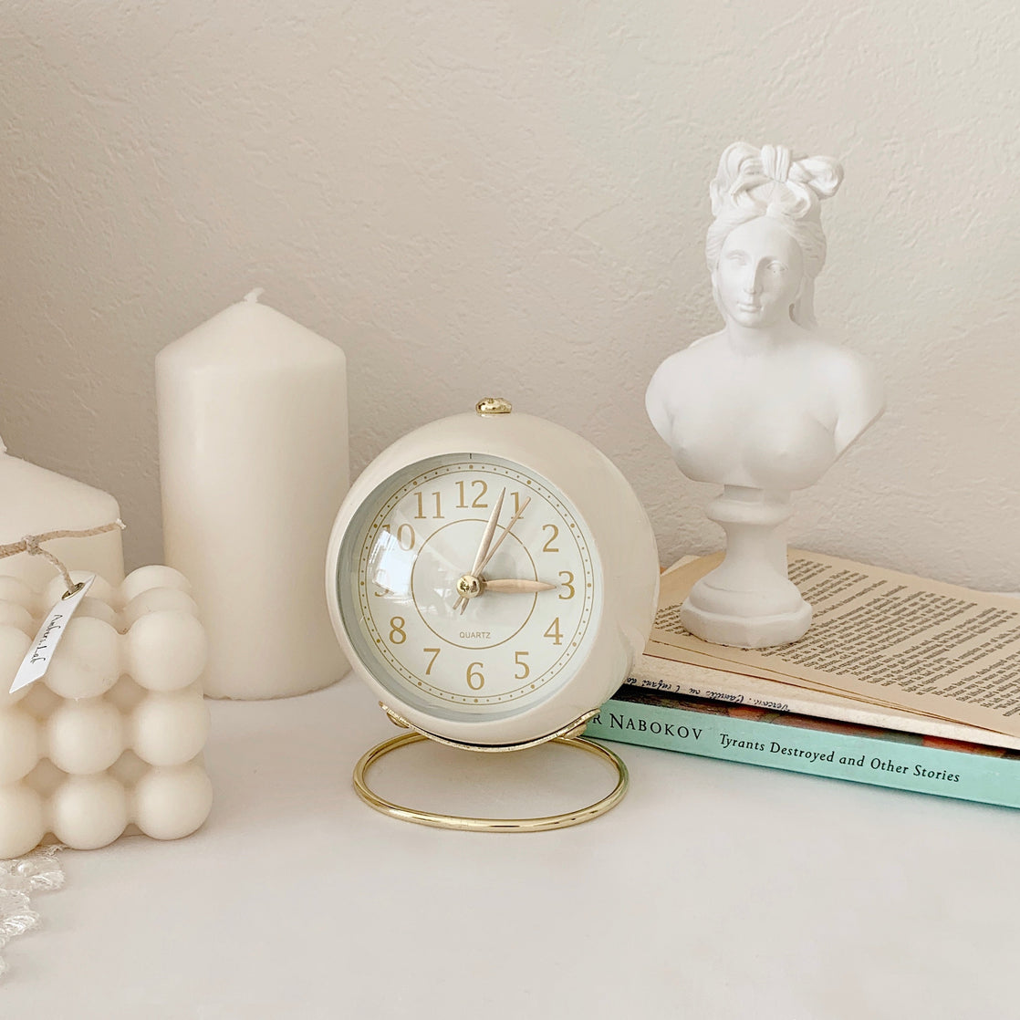 SAB21-00001A-Little Rooms select-置き時計｜round alarm clock