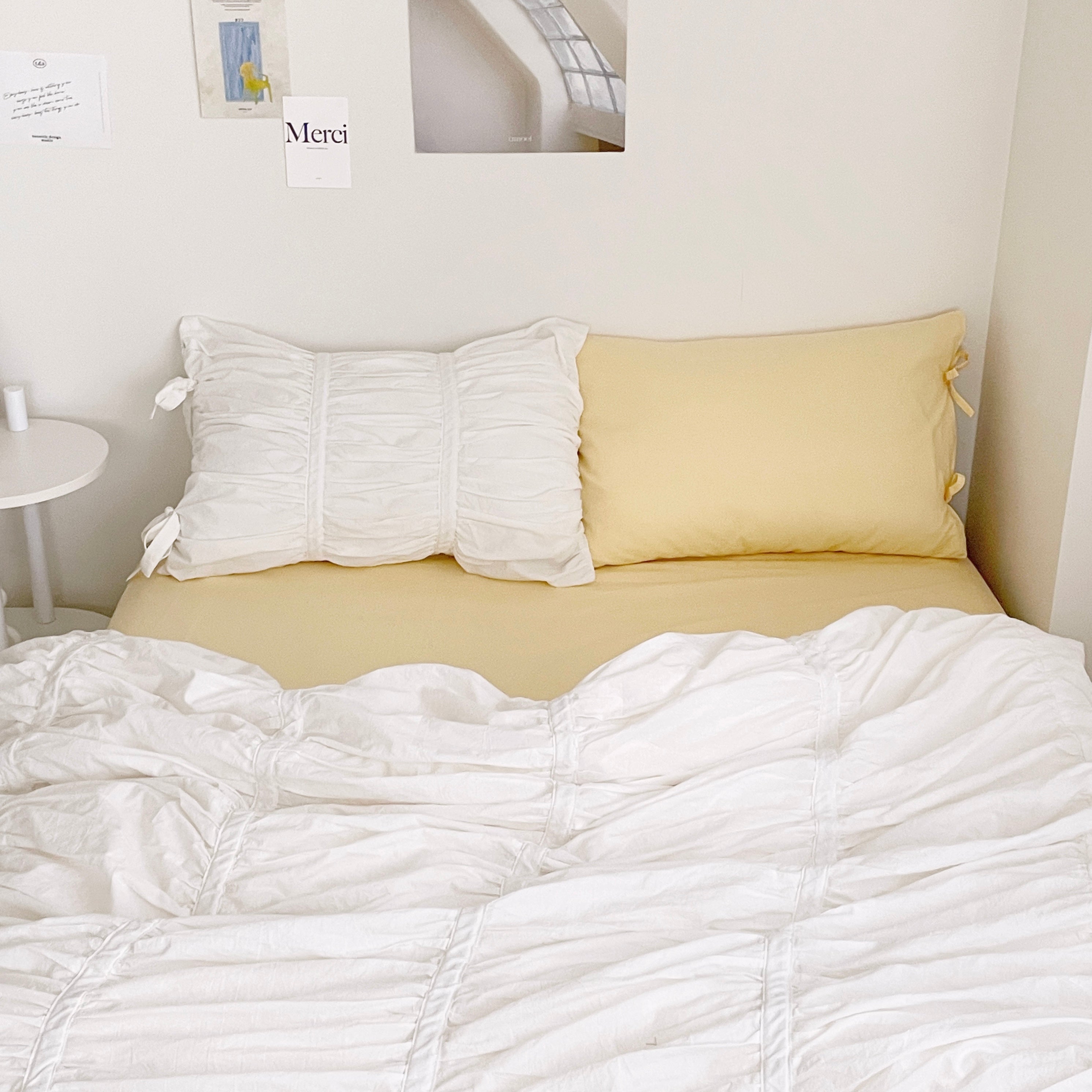 OR-2007-Little Rooms-ボックスシーツ｜plain mattress cover -pale color-