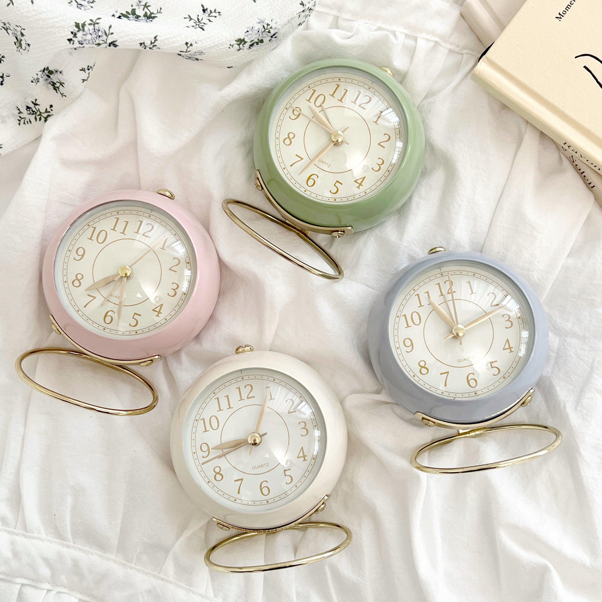 SAB21-00001A-Little Rooms select-置き時計｜round alarm clock