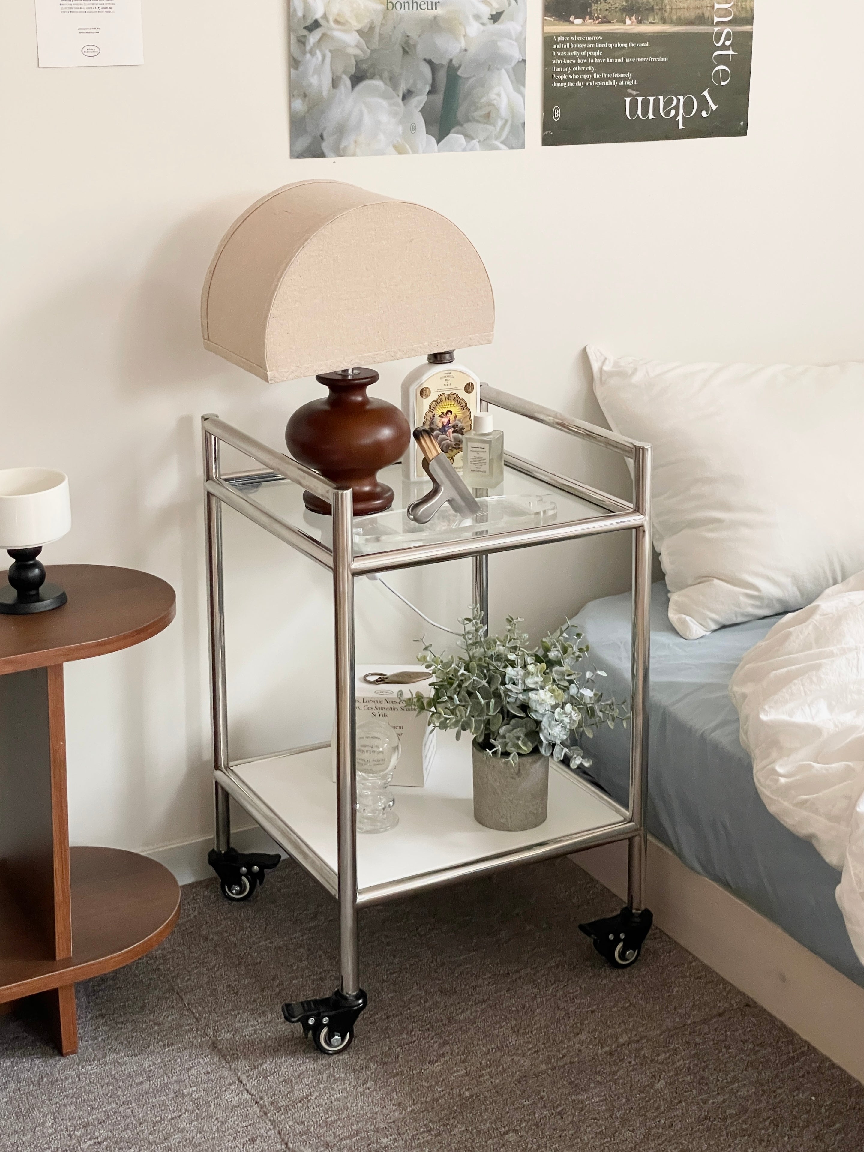 AL-3674-Little Rooms select-mok テーブルランプ｜half moon