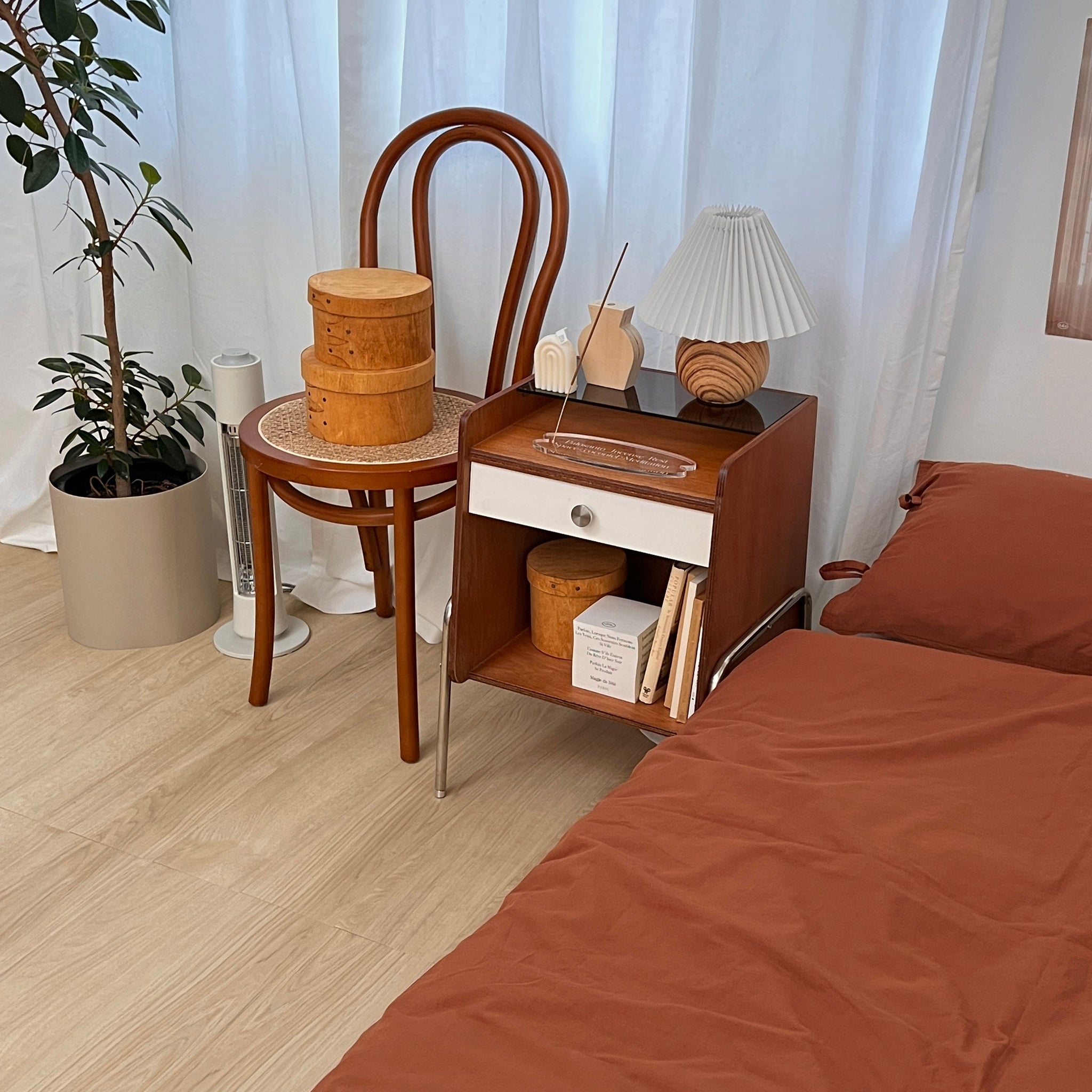 BR-2919-Little Rooms select-賃貸でも敷けるフロアタイル wood type 24枚セット