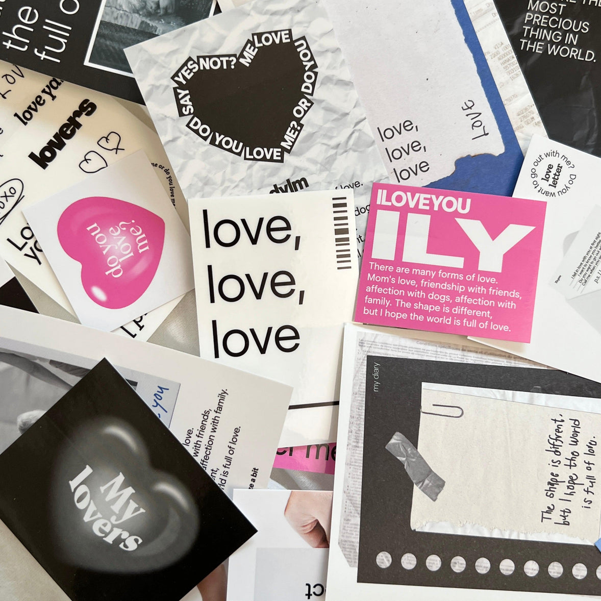 BR-1968-Organize a bit-Organize a bit ステッカーセット｜lovers sticker pack
