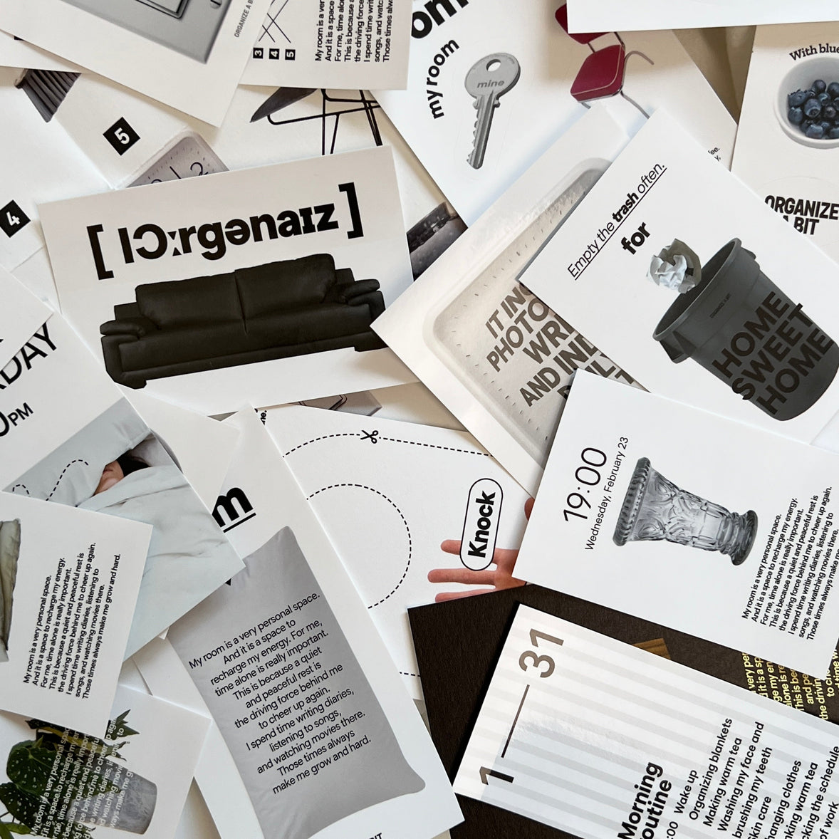 BR-1967-Organize a bit-Organize a bit ステッカーセット｜room pack