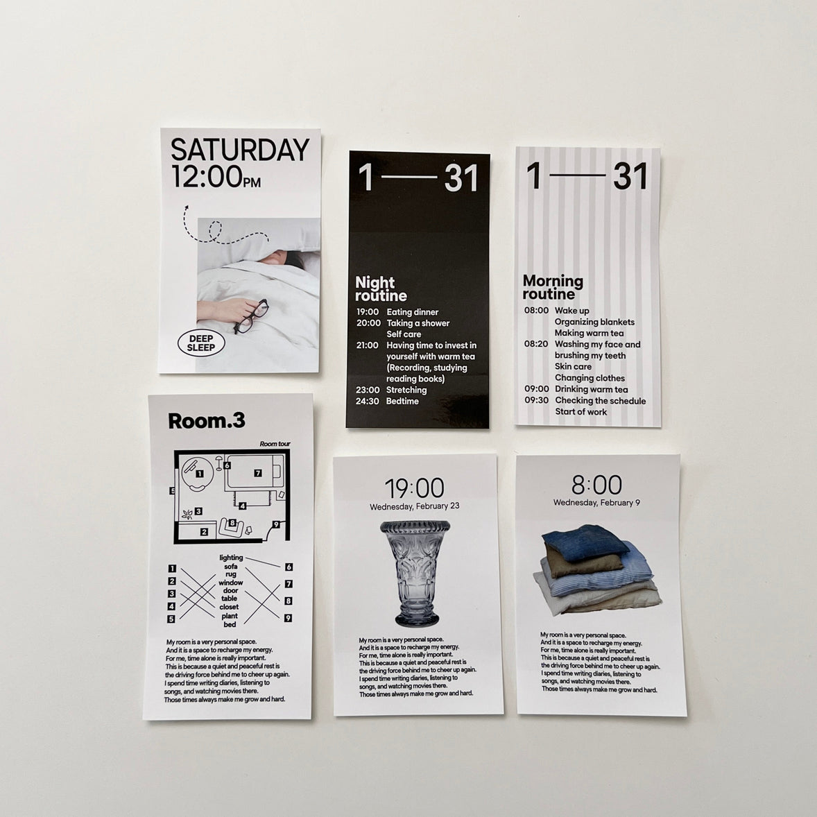 BR-1967-Organize a bit-Organize a bit ステッカーセット｜room pack