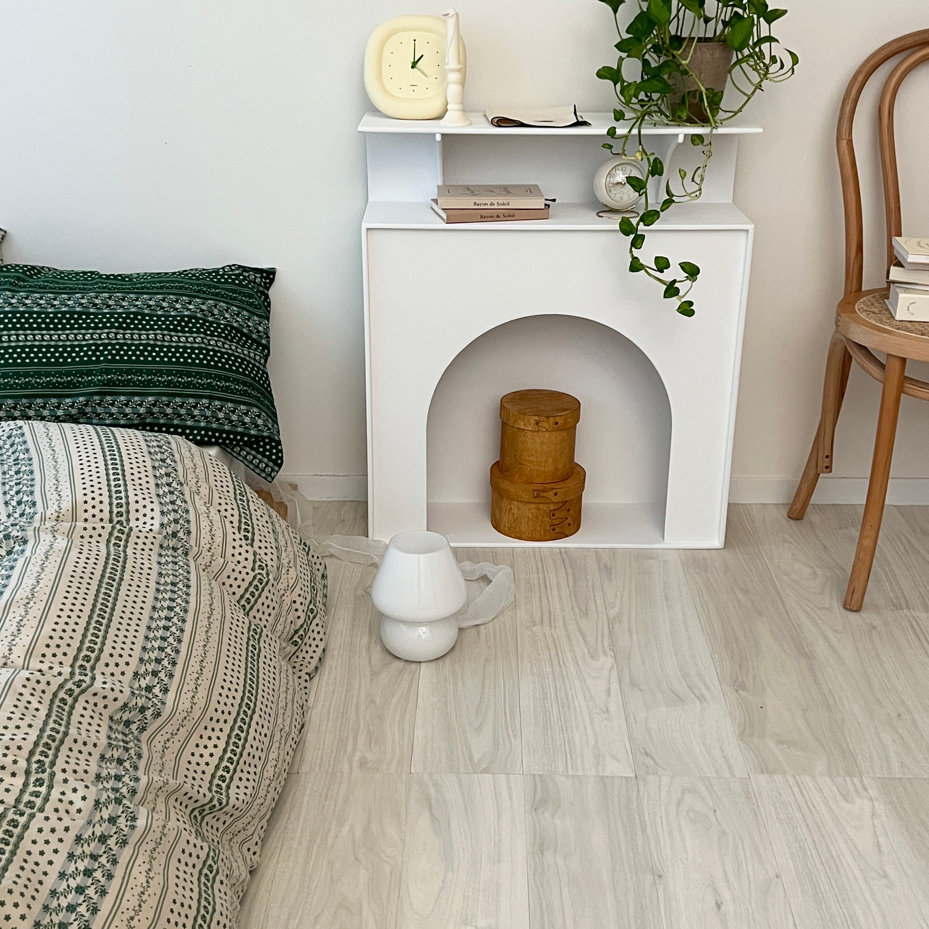 BR-2919-Little Rooms select-賃貸でも敷けるフロアタイル wood type 24枚セット