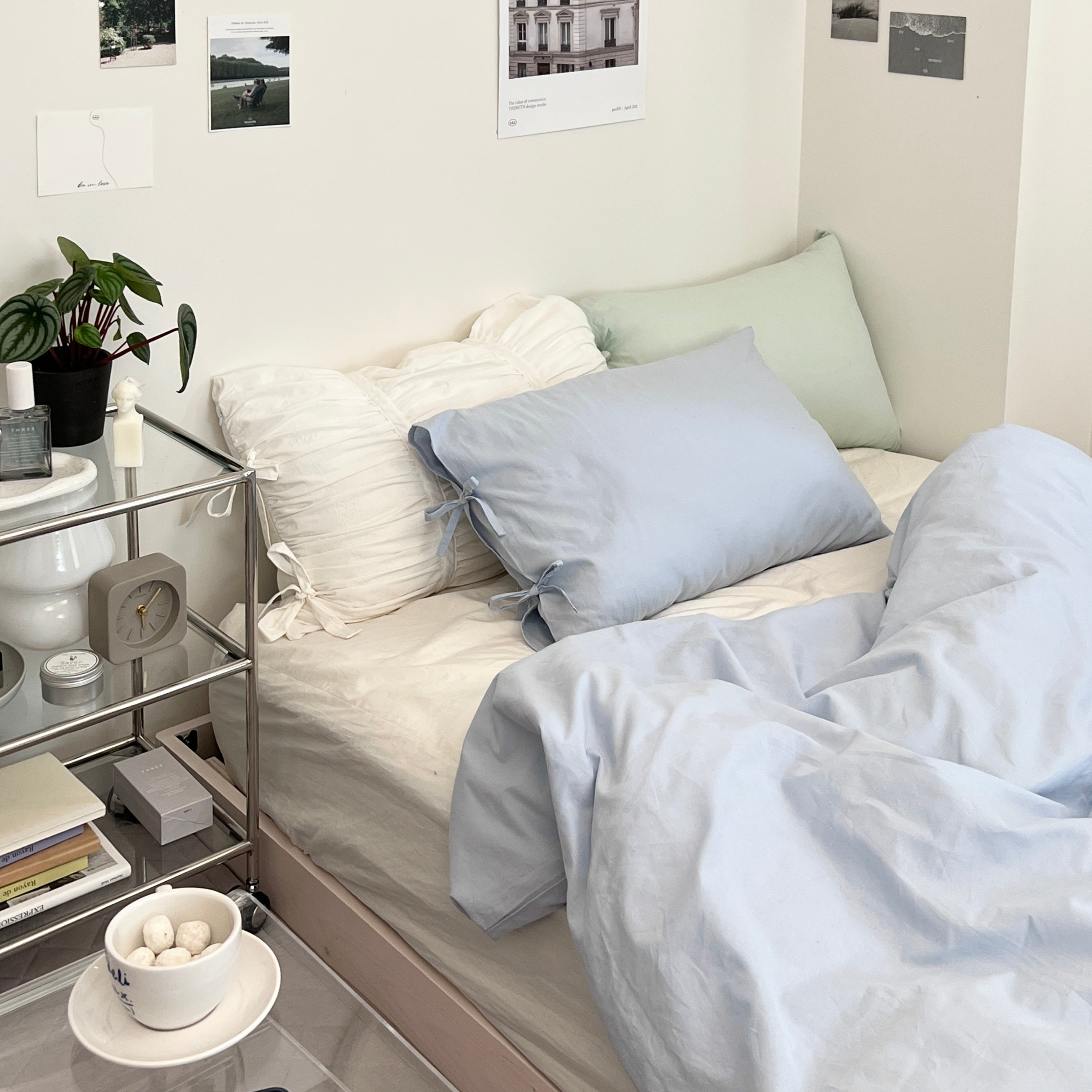 OR-2003-Little Rooms-布団カバー｜plain duvet cover -pale color-