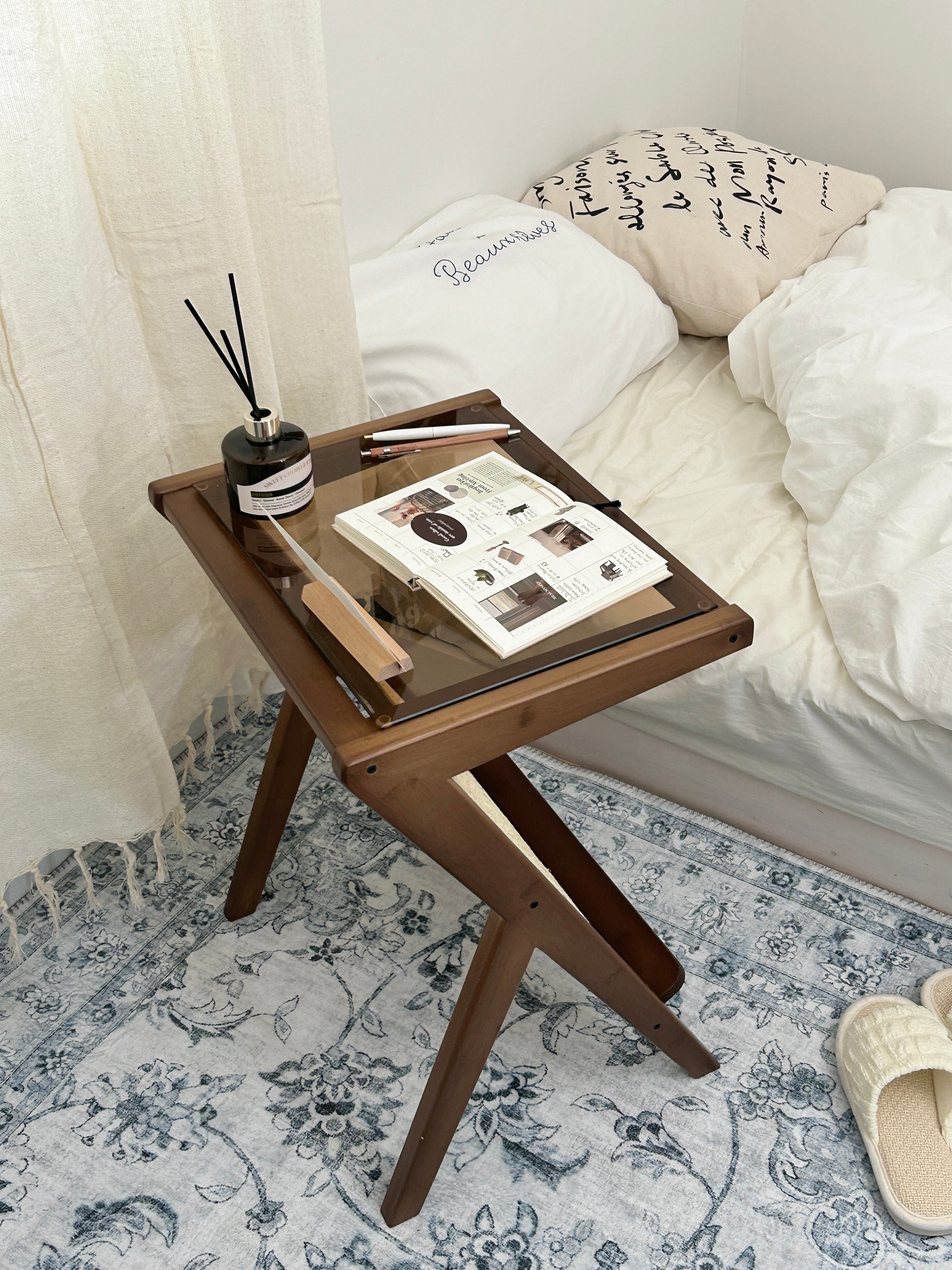 AL-3488-Little Rooms select-ウッドラタンコーヒーテーブル