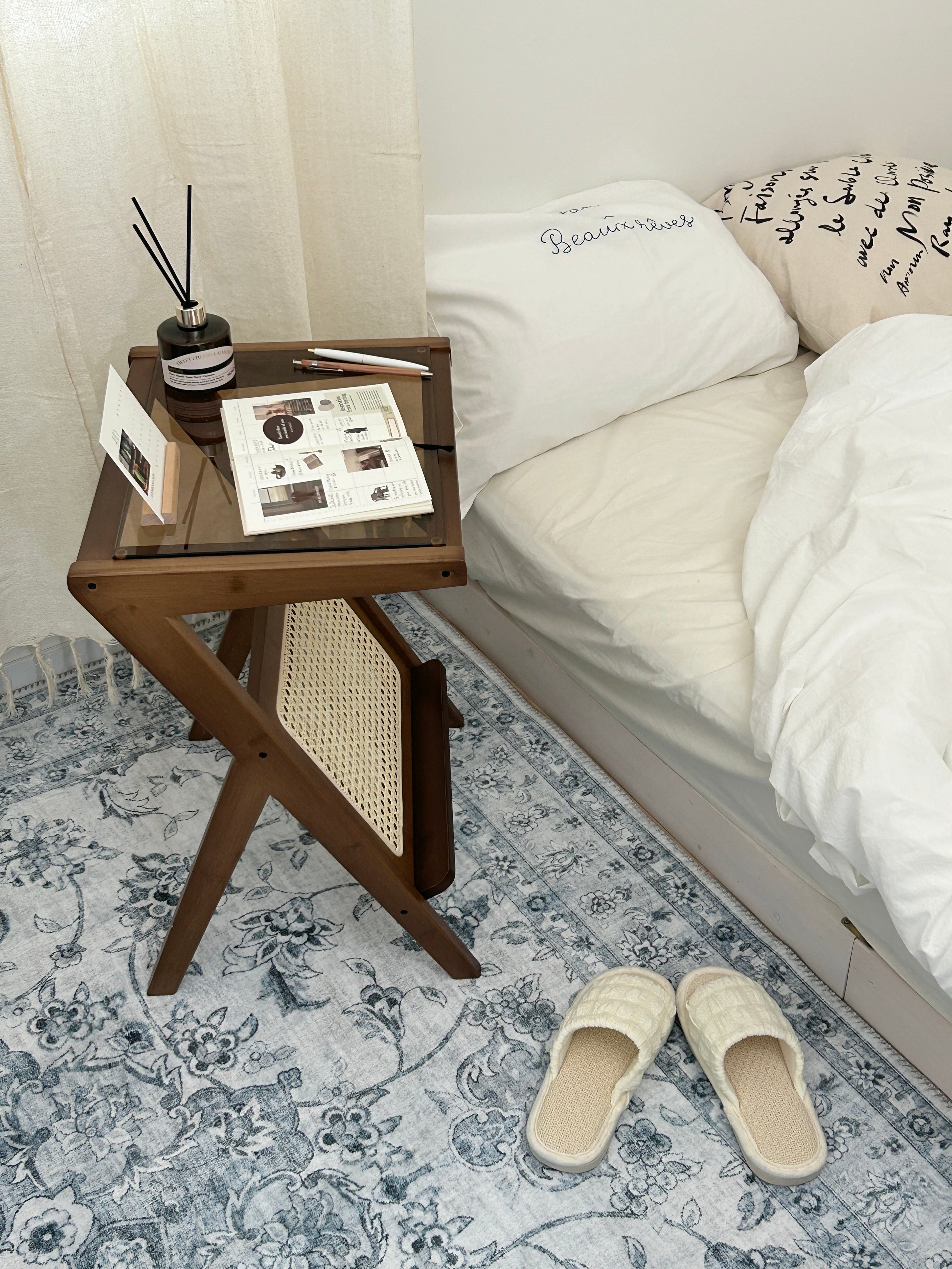 AL-3488-Little Rooms select-ウッドラタンコーヒーテーブル