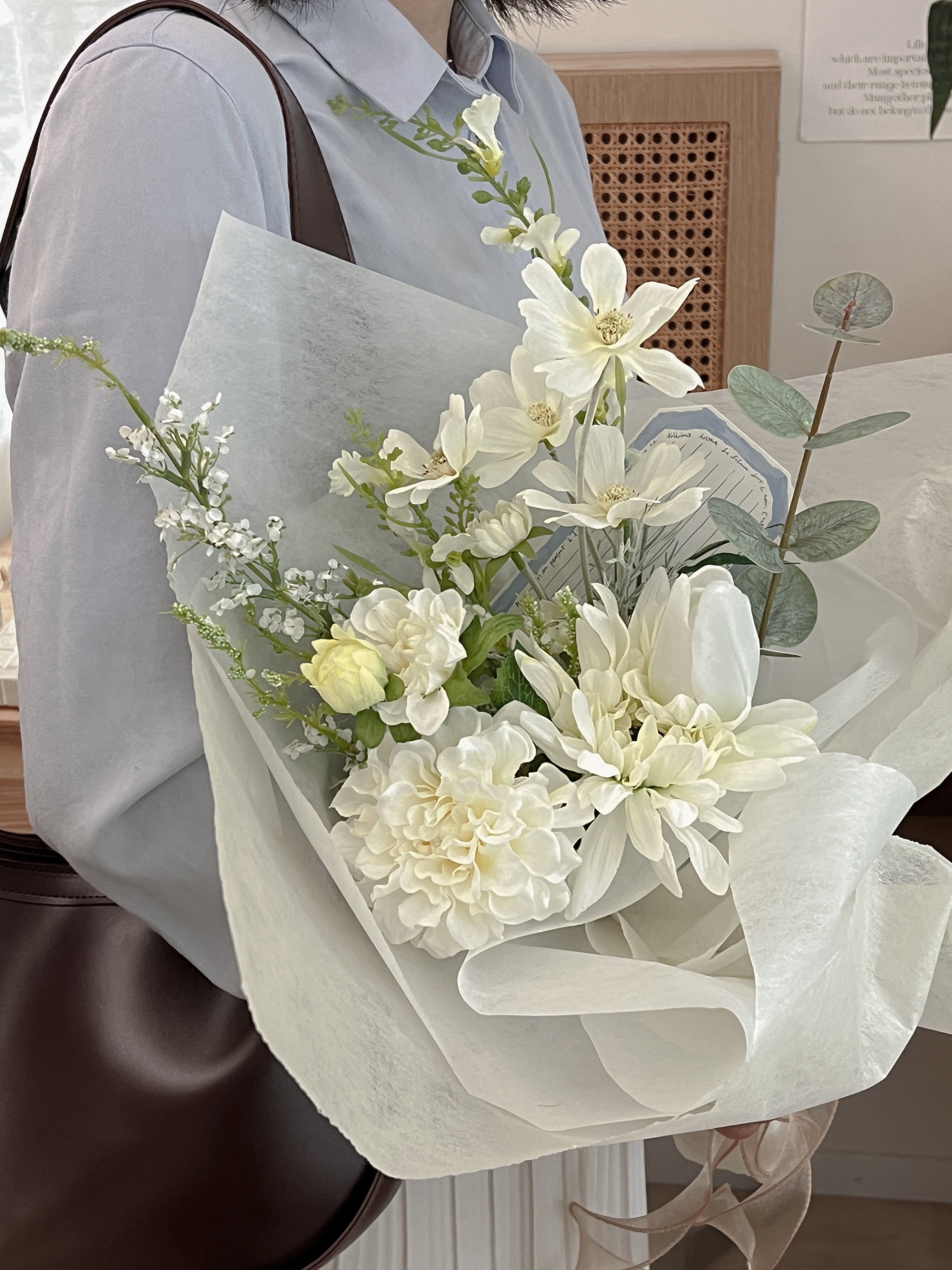 AL-3712-Little Rooms-造花のブーケ Letter bouquet｜pure