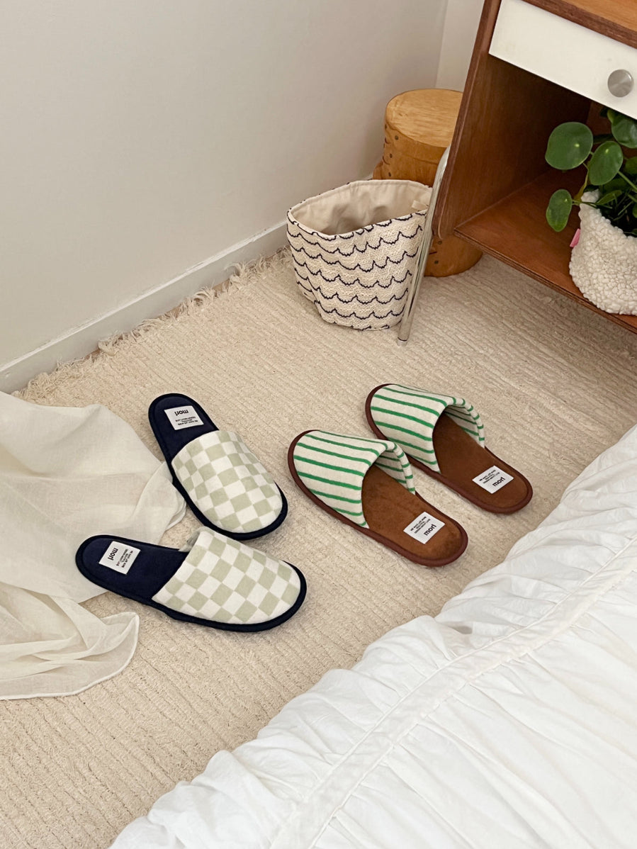morl ルームシューズ｜Stripe room shoes