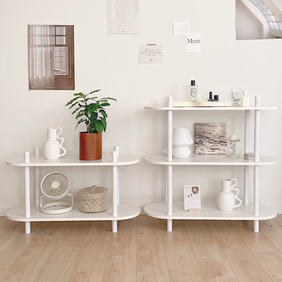 AL-2393-Little Rooms select-ホワイトラウンドラック