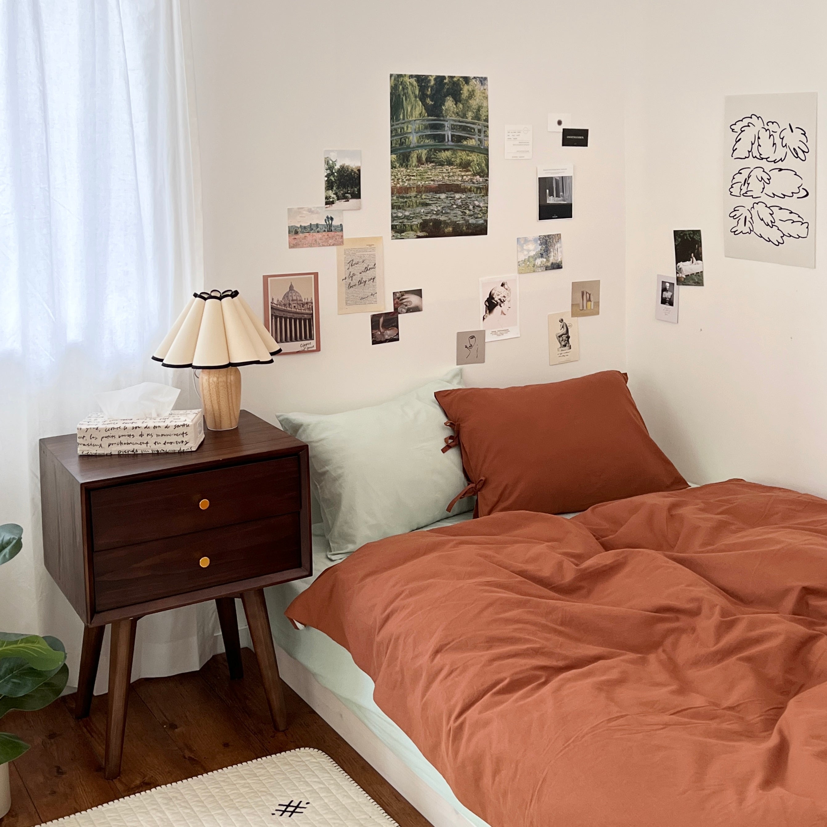 OR-2007-Little Rooms-ボックスシーツ｜plain mattress cover -pale color-