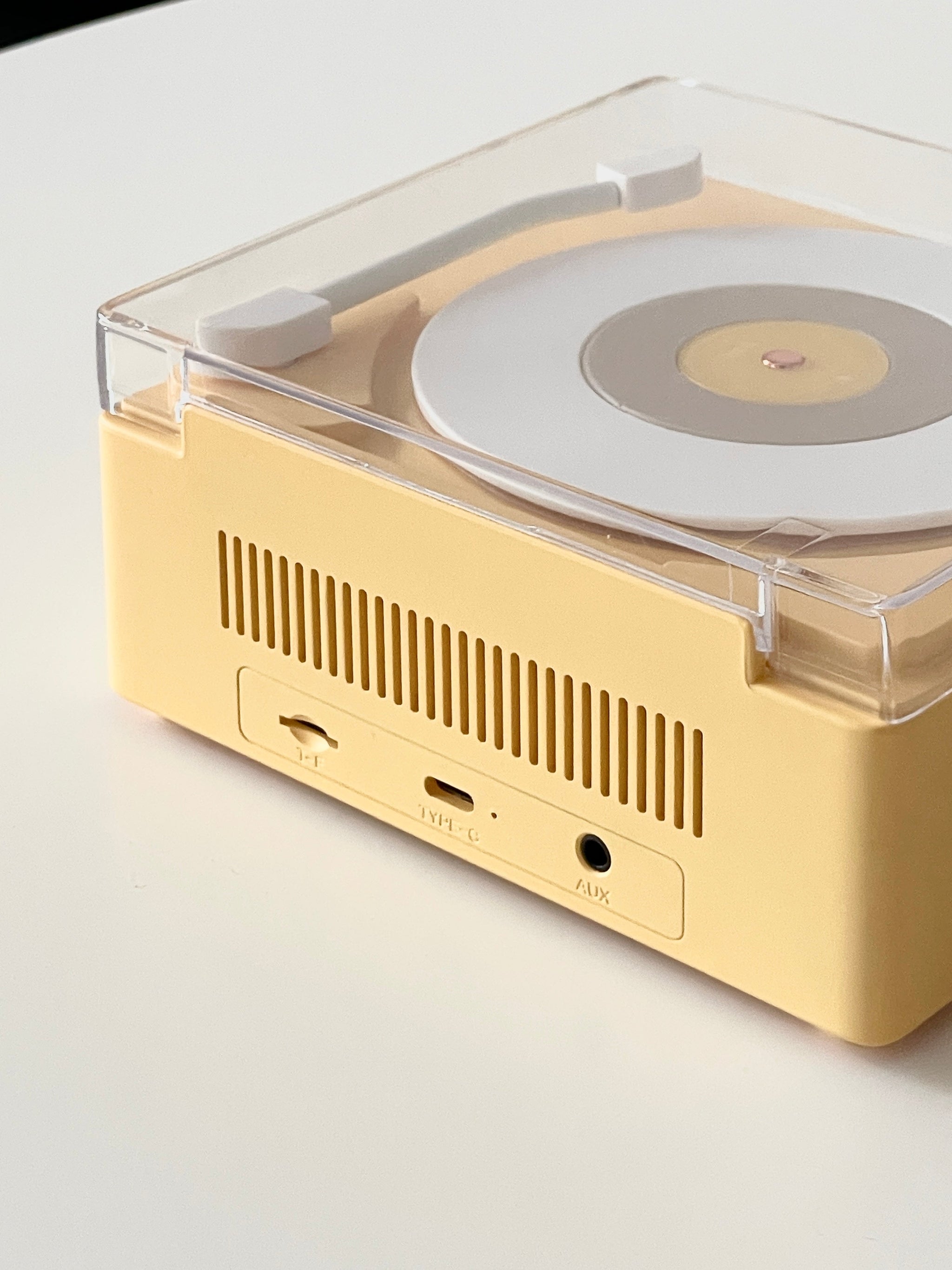 AL-3350-Little Rooms select-レトロレコードプレーヤー風 bluetoothスピーカー