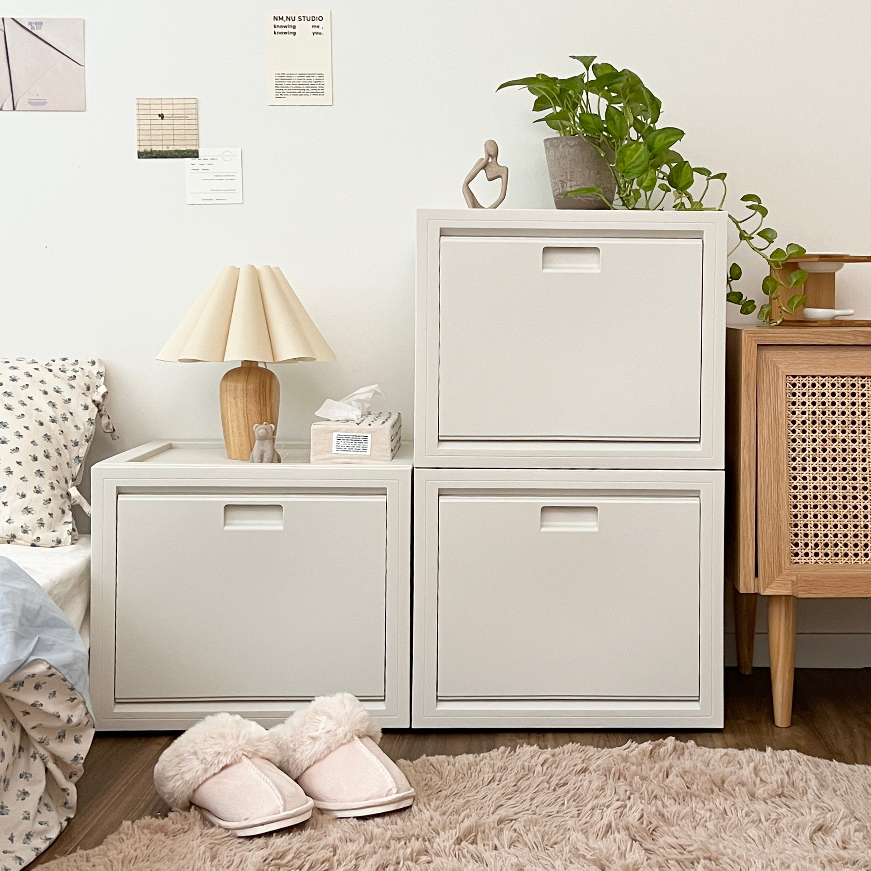 BR-2694-Roomnhome-Roomnhome｜Mild オープンドア収納ボックス 3個セット
