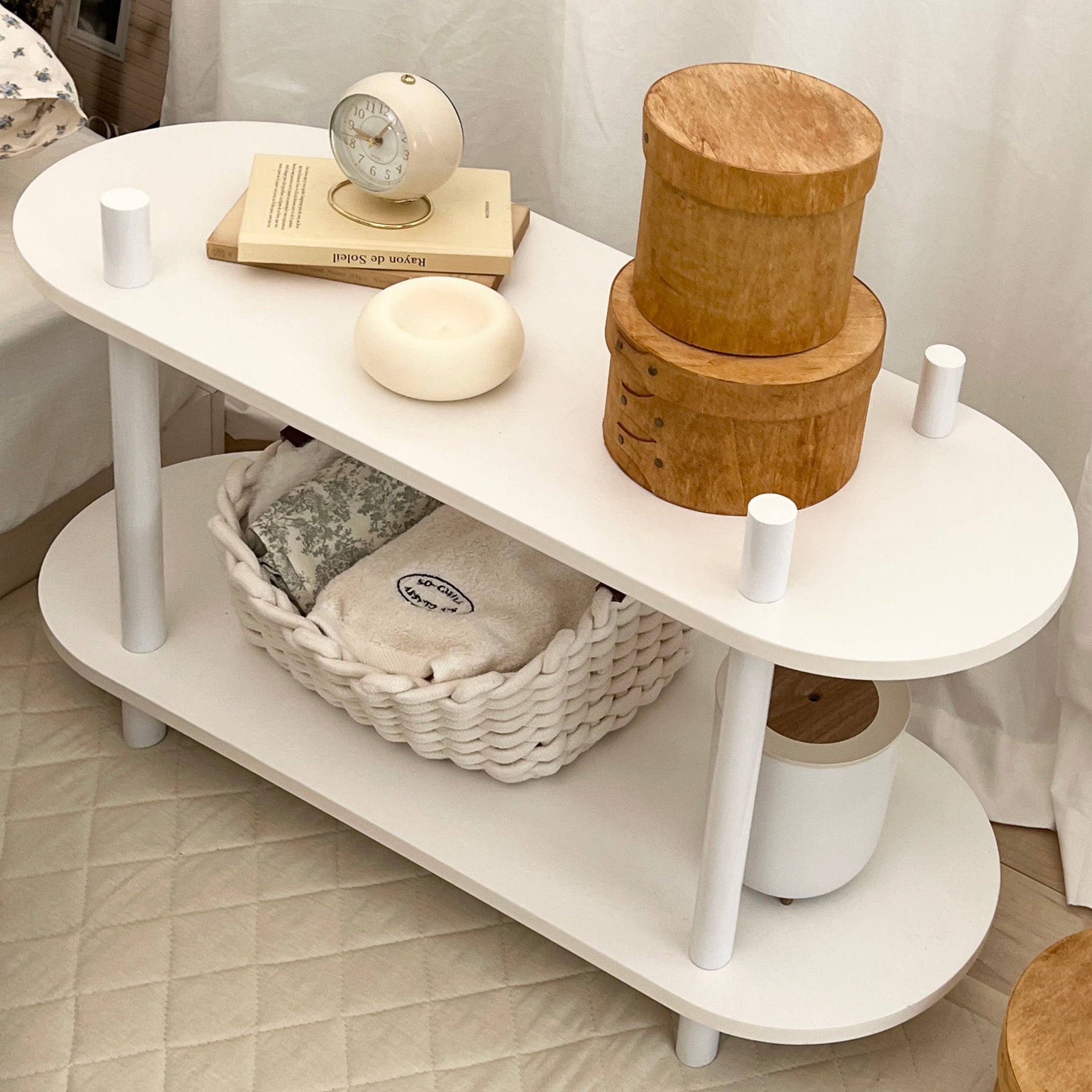 AL-2393-Little Rooms select-ホワイトラウンドラック
