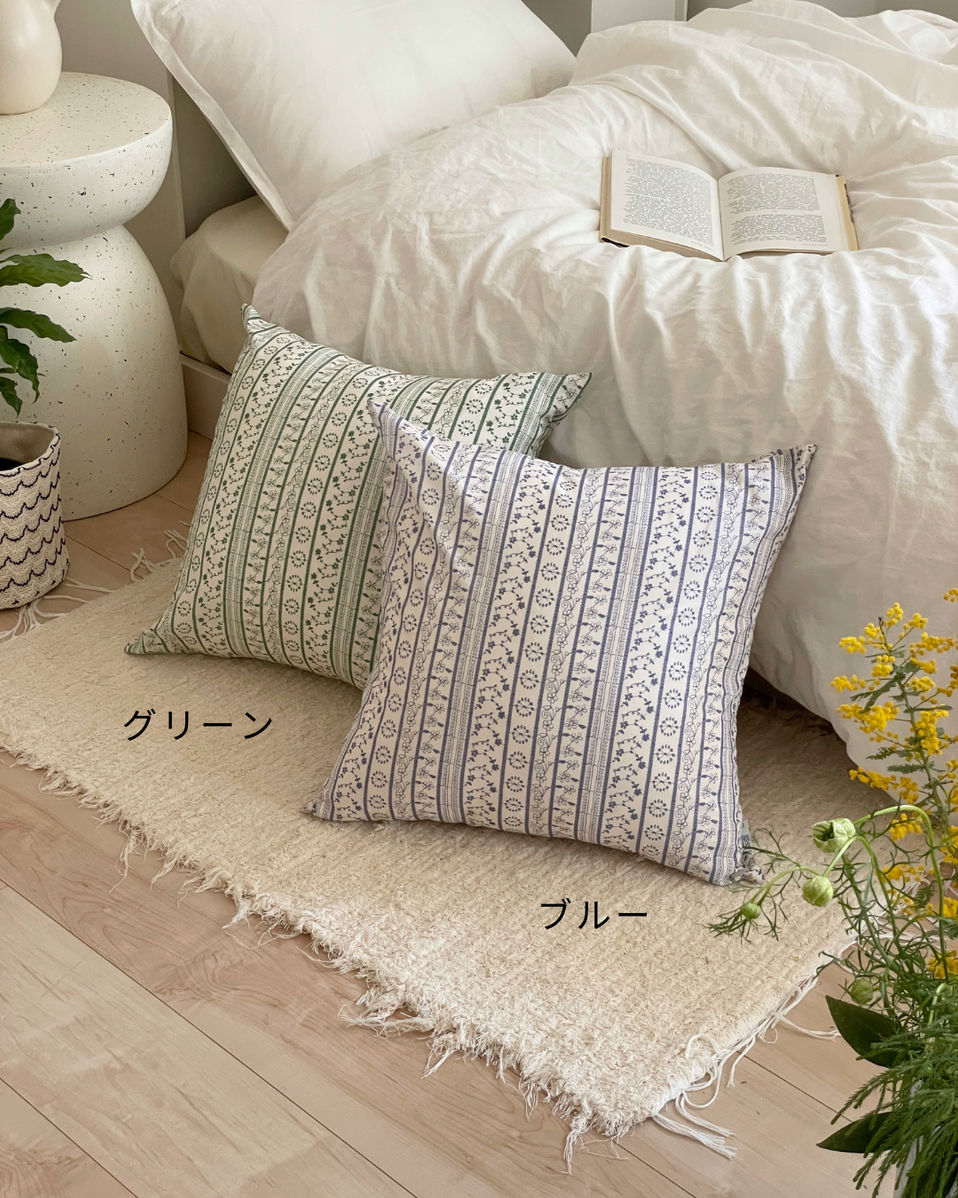 BR-3914-BEURRE BLEU-BEURRE BLEU クッションカバー｜cottage