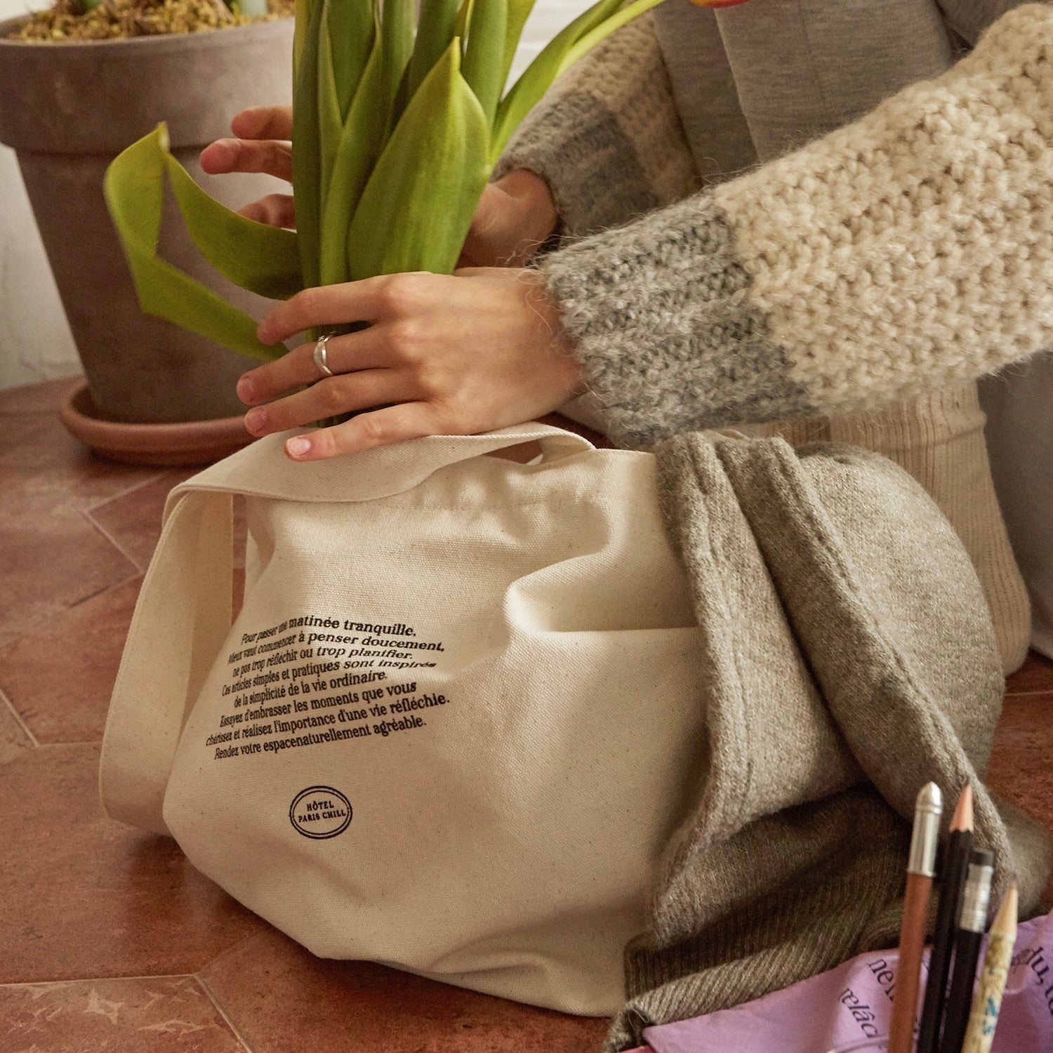BR-2731-HOTEL PARIS CHILL-HOTEL PARIS CHILL トートバッグ｜Paris Chill Bag
