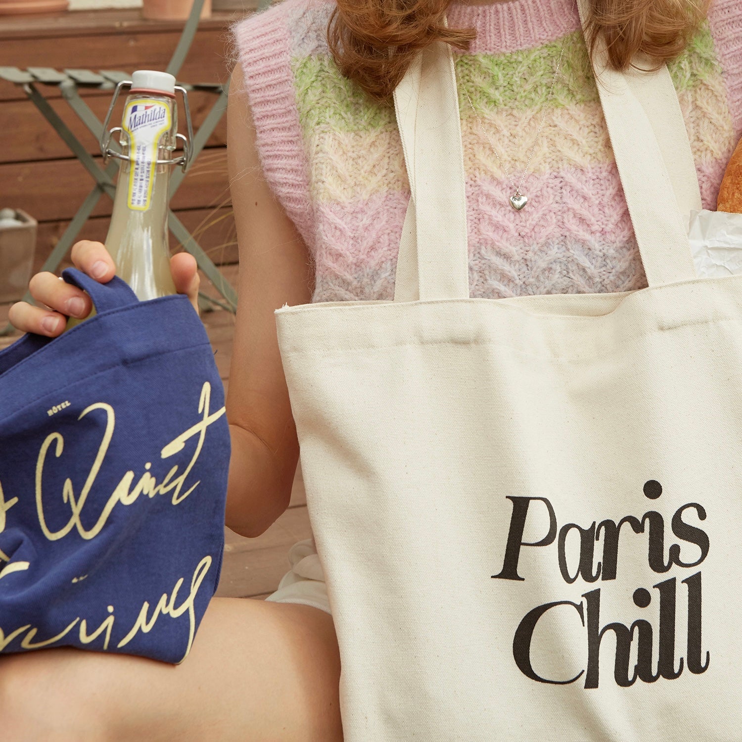 BR-2731-HOTEL PARIS CHILL-HOTEL PARIS CHILL トートバッグ｜Paris Chill Bag