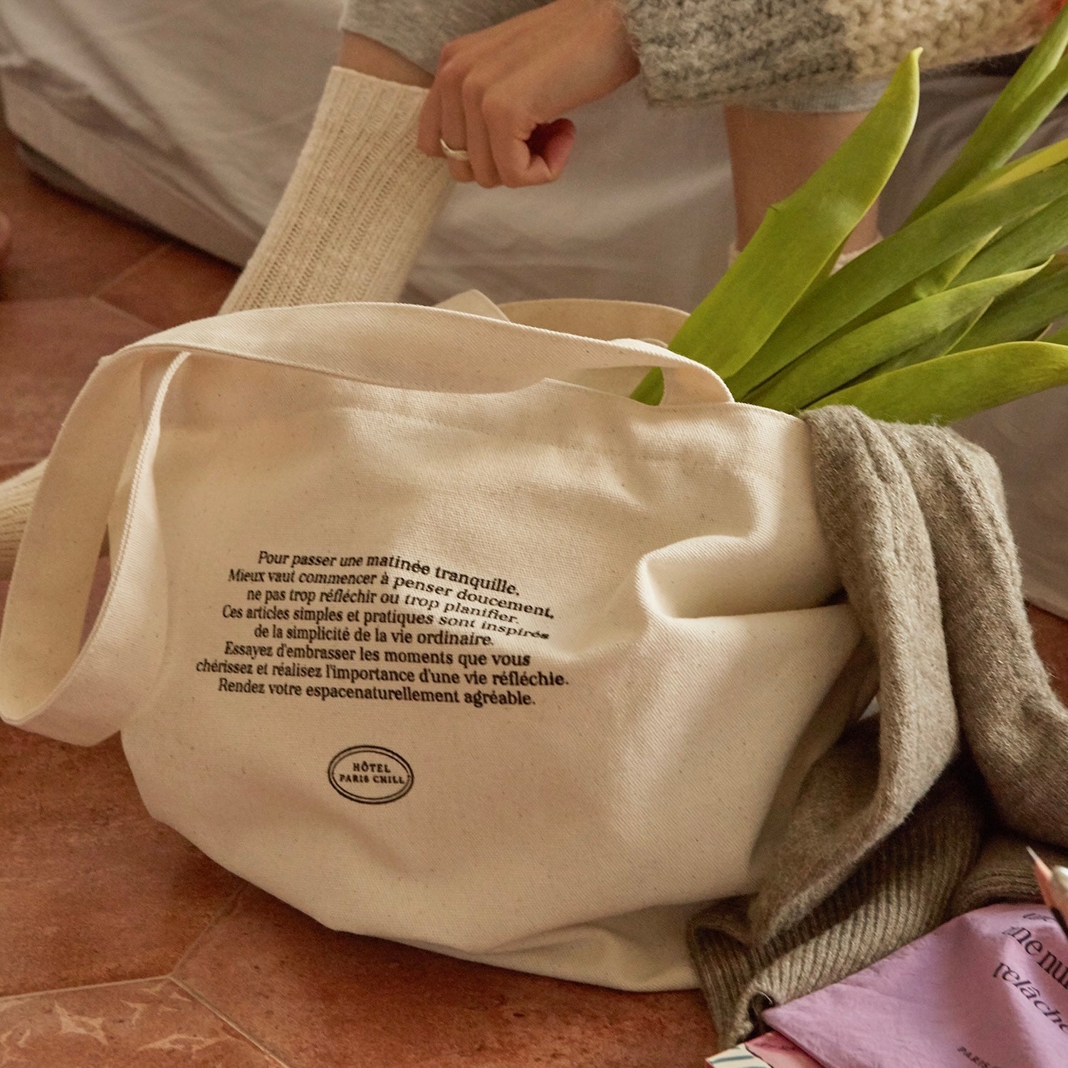 BR-2731-HOTEL PARIS CHILL-HOTEL PARIS CHILL トートバッグ｜Paris Chill Bag