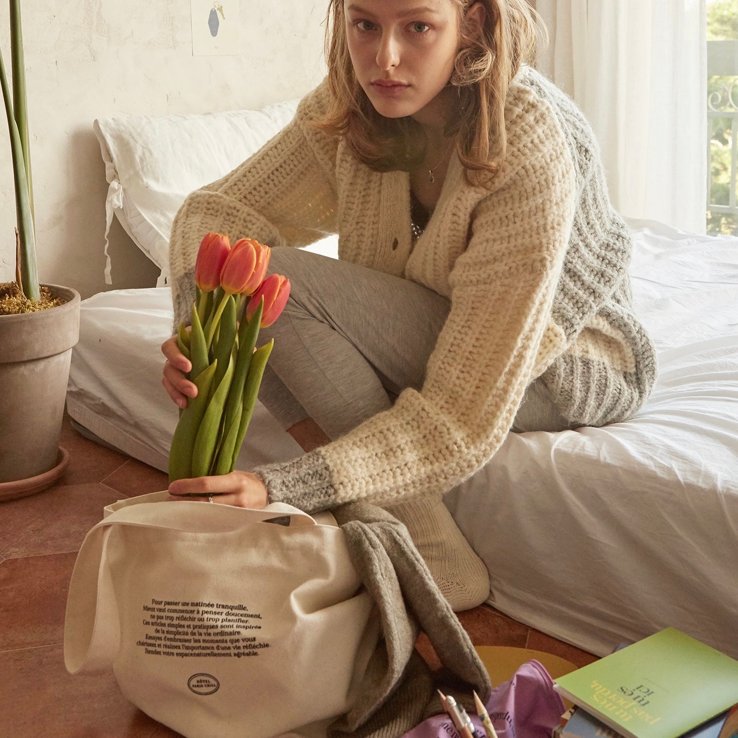 BR-2731-HOTEL PARIS CHILL-HOTEL PARIS CHILL トートバッグ｜Paris Chill Bag