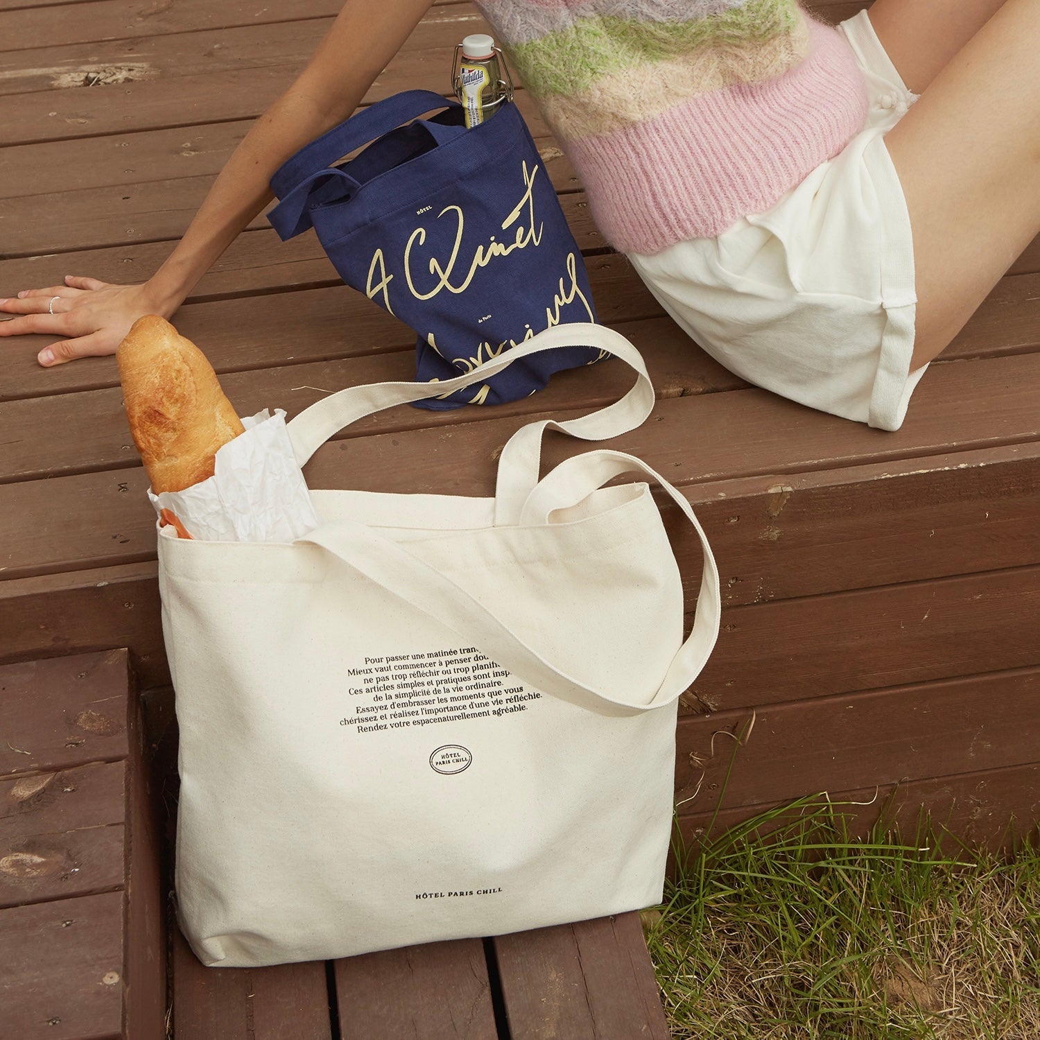 BR-2731-HOTEL PARIS CHILL-HOTEL PARIS CHILL トートバッグ｜Paris Chill Bag