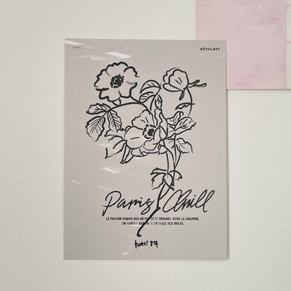 NCB43-00077A-HOTEL PARIS CHILL-HOTEL PARIS CHILL ポストカード｜The Delightful Flower