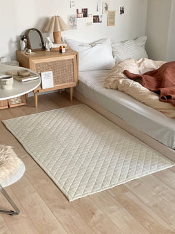 OR-1325-Little Rooms-ふわっと軽やかキルトラグ air rug -nuance color-