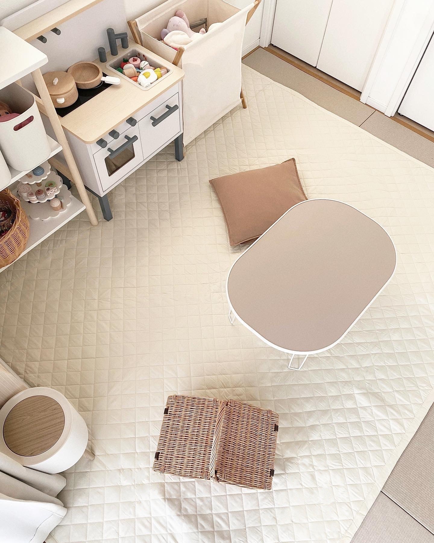 OR-1326-Little Rooms-air rug ふわっと軽やかキルトラグ nuance color