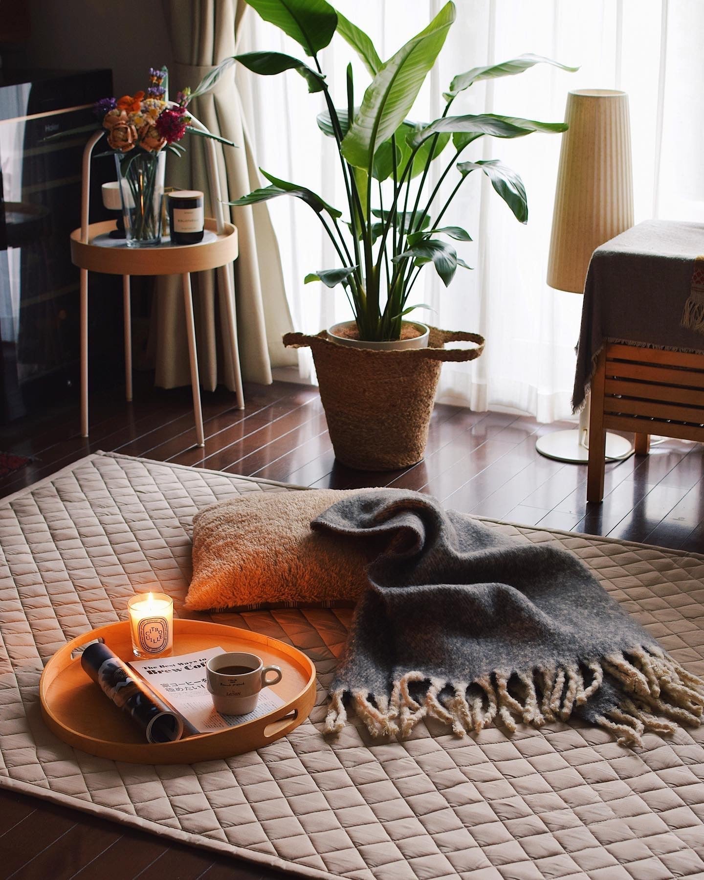 OR-1328-Little Rooms-air rug ふわっと軽やかキルトラグ nuance color
