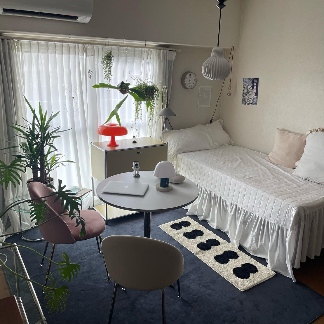 AL-3253-Little Rooms select-mono ふわふわロングラグ
