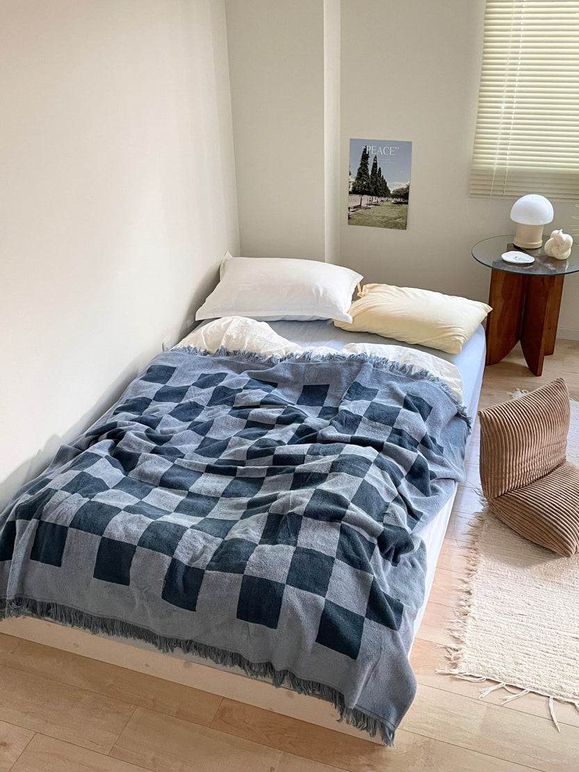 AL-4546-Little Rooms select-cotti タオルブランケット checkerd