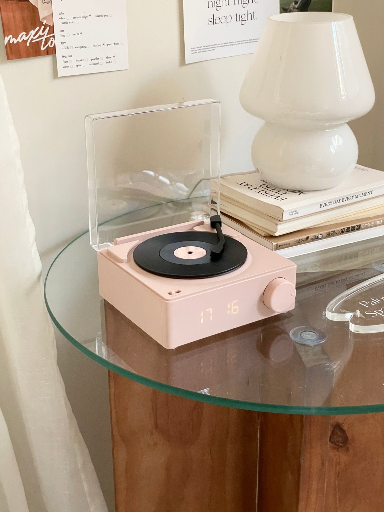 AL-4594-Little Rooms select-レコードプレーヤー風 bluetoothスピーカー
