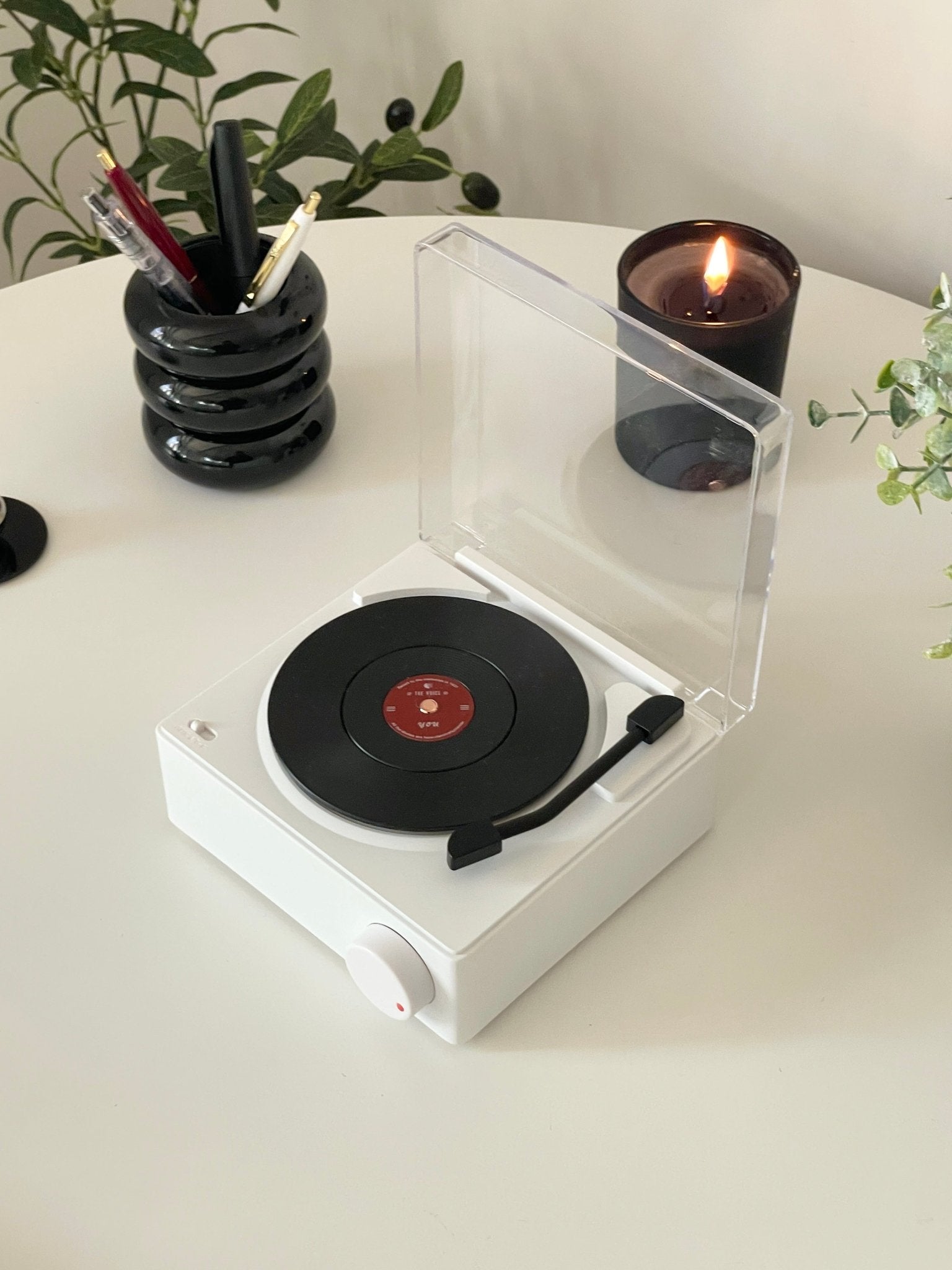 AL-4594-Little Rooms select-レコードプレーヤー風 bluetoothスピーカー