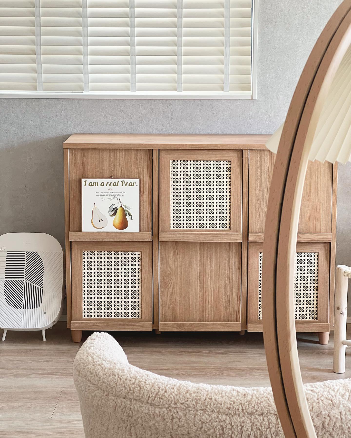 BR-2568-MARKET B-MARKET B｜BENTAN 雑誌収納付きラタンチェスト 6扉