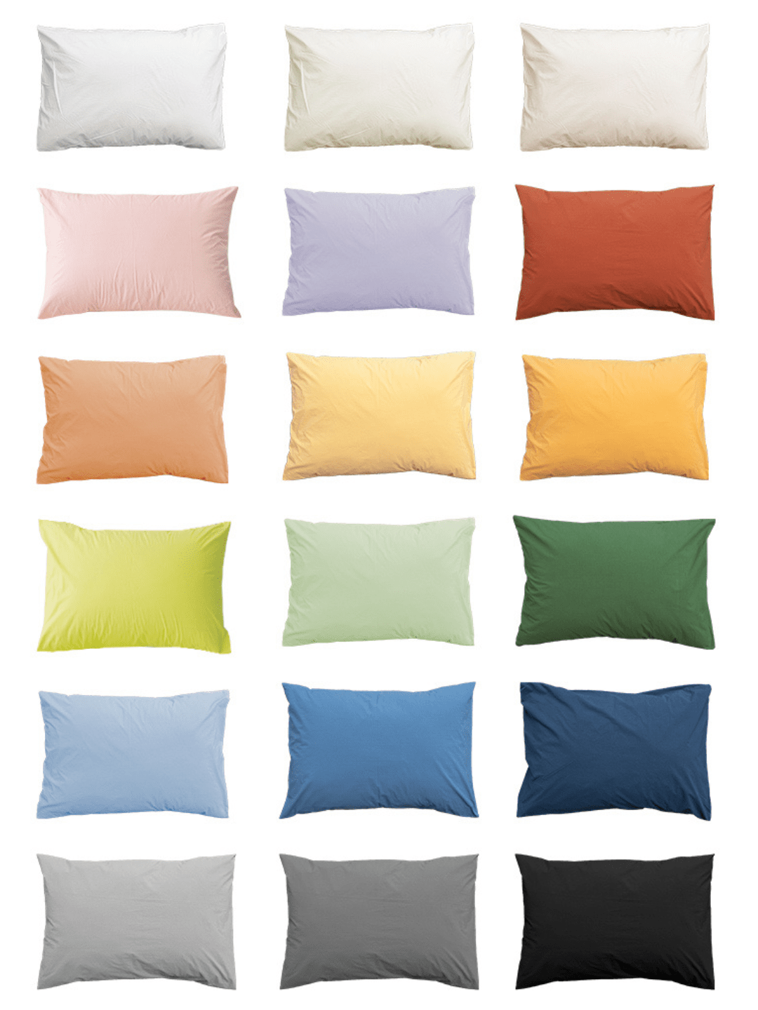 BR-5232-mix&match-mix&match 枕カバー｜Solid 18colors