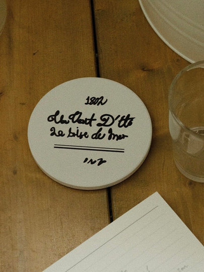 BR-4362 - onoffmansion - onoffmansion コースター｜vacances d'été tea coaster（lettering）