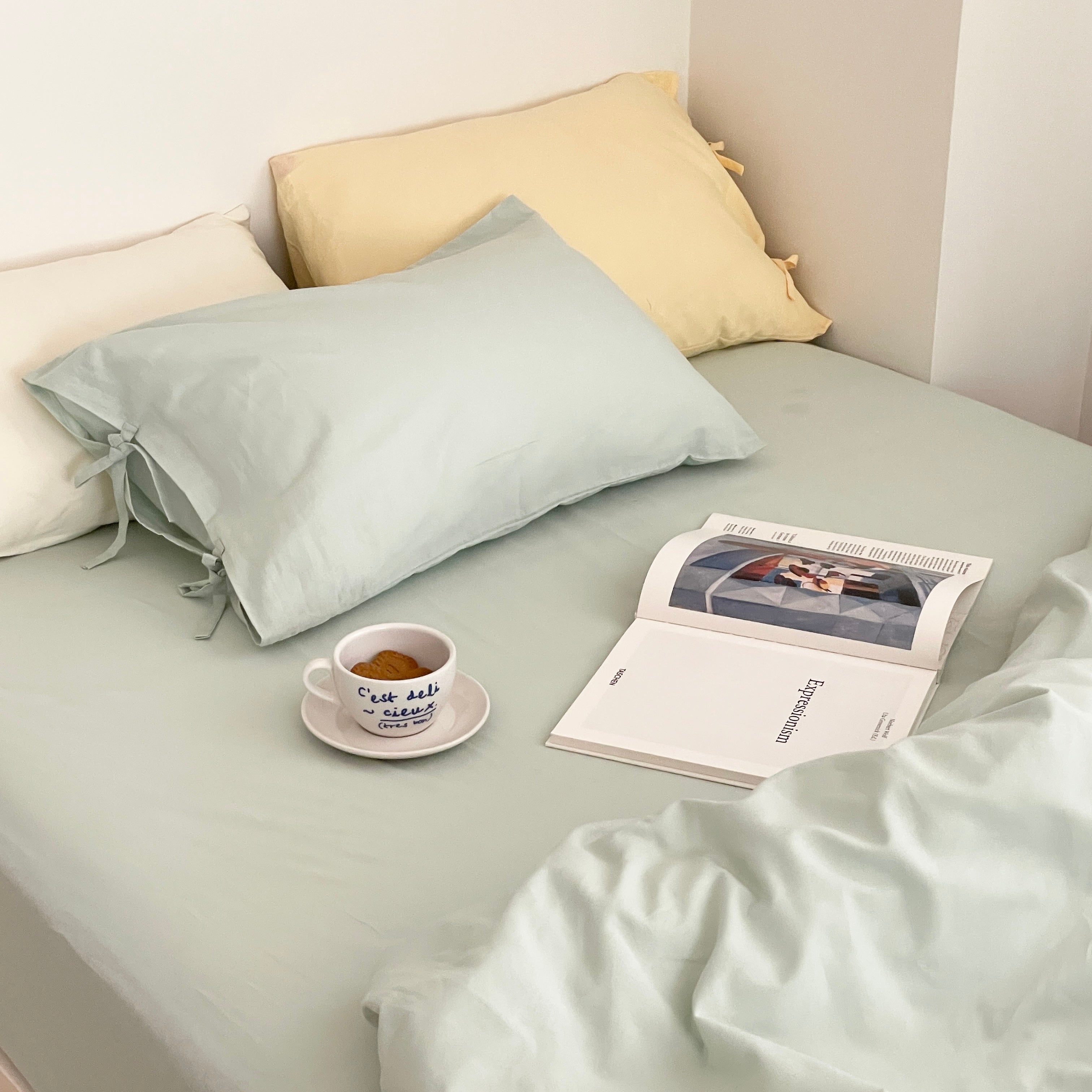 OR-2007-Little Rooms-ボックスシーツ｜plain mattress cover -pale color-